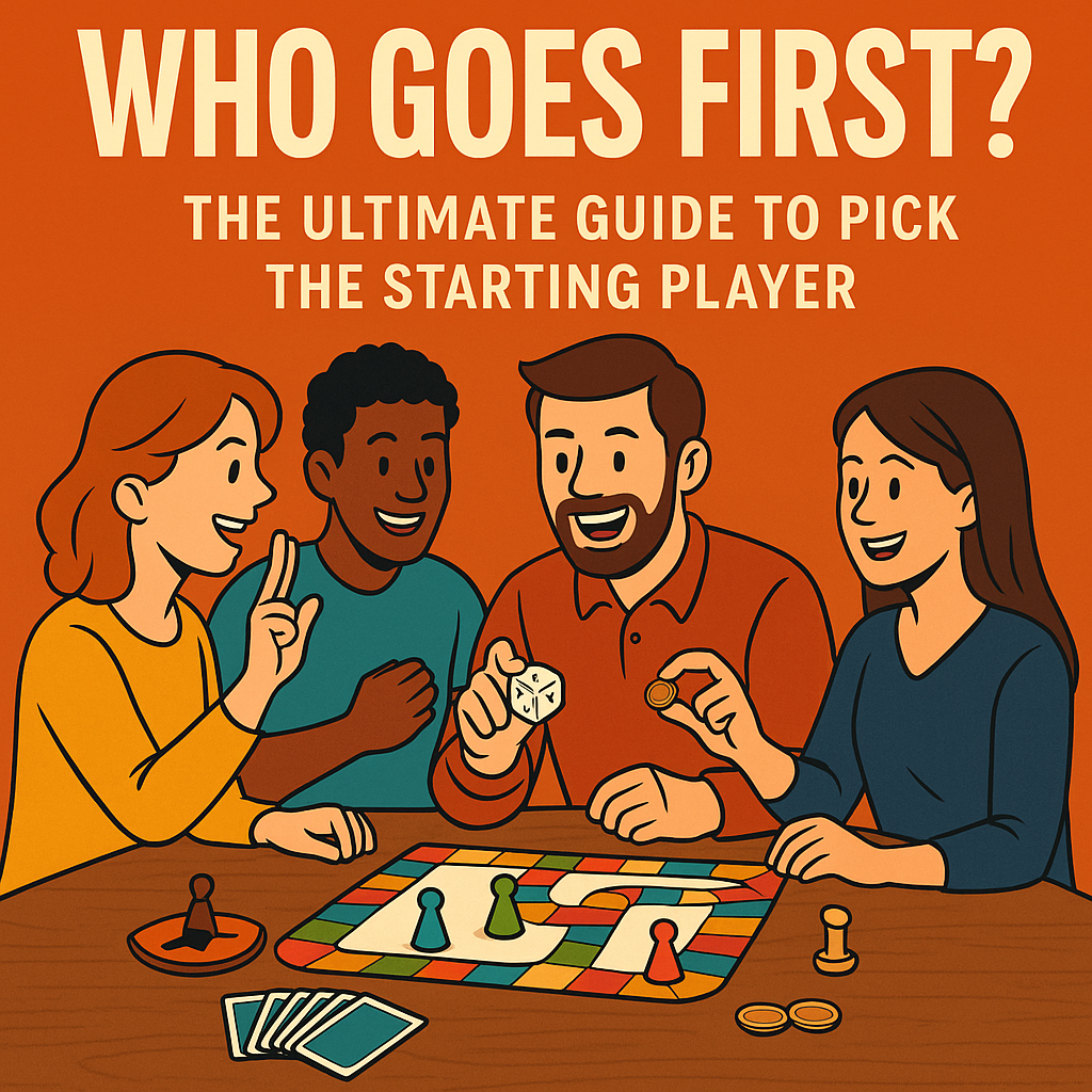 Who Goes First? Ultimate Guide to Picking a Starting Player for Games ...
