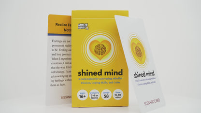 Shined Mind: A Card Game for Cultivating Mindful Choices, Coping Skills, and Calm