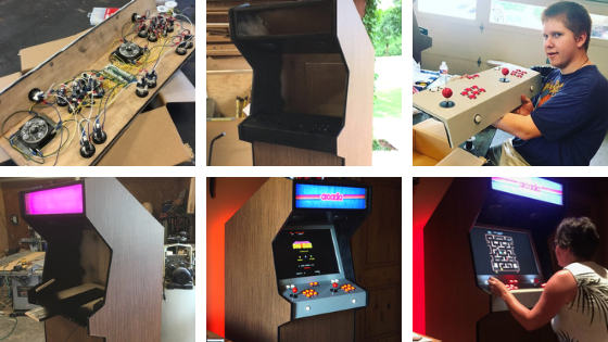 Diy Arcade Machine Built By A Teen