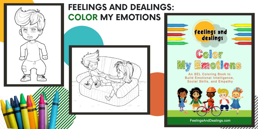 Buy and review the Feelings and Dealings: Color My Emotions Coloring Book on Amazon